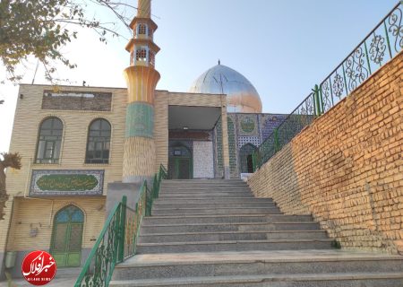 آرامش زمستانی در امامزاده عبدالله خرم‌آباد