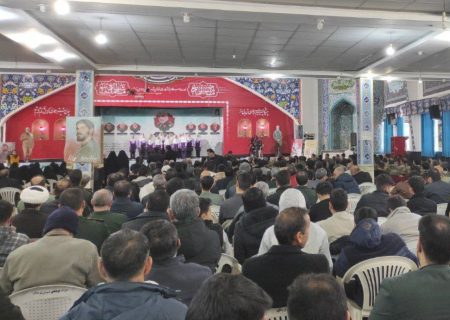 گرامیداشت سالگرد شهادت حاج قاسم سلیمانی در خرم آباد برگزار شد