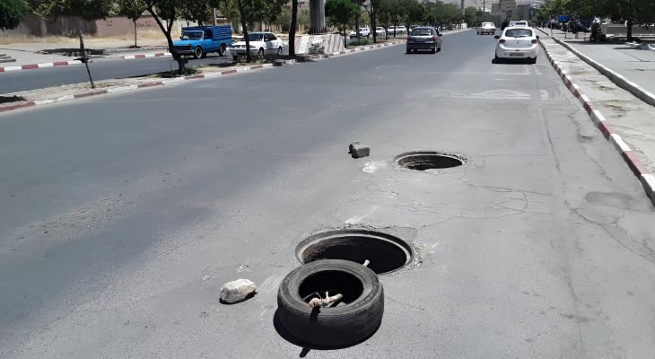 سرقت دریچه‌های منهول فاضلاب بحران زیرساخت شد