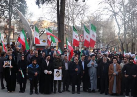 تجمع خرم‌‌آبادی‌ها در محکومیت تجاوز آمریکایی صهیونیستی