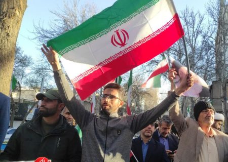 خروش مردم خرم آباد علیه تروریست‌های آمریکایی و صهیونی