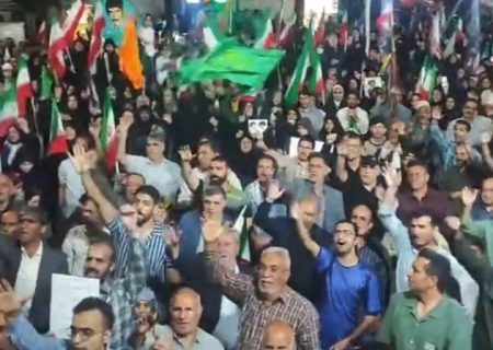 دریای حضور خرم آبادی ها در ایستگاه هفتاد و چهارم حماسه
