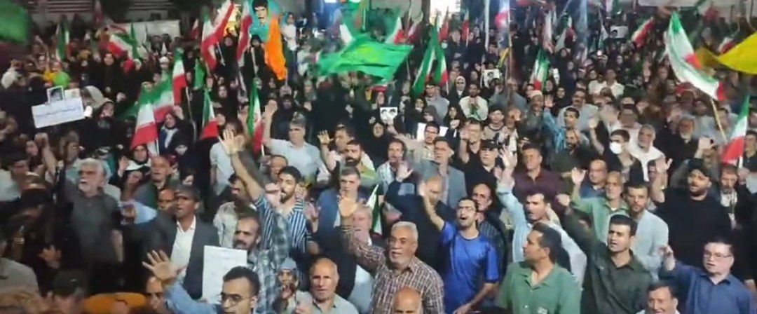 دریای حضور خرم آبادی ها در ایستگاه هفتاد و چهارم حماسه