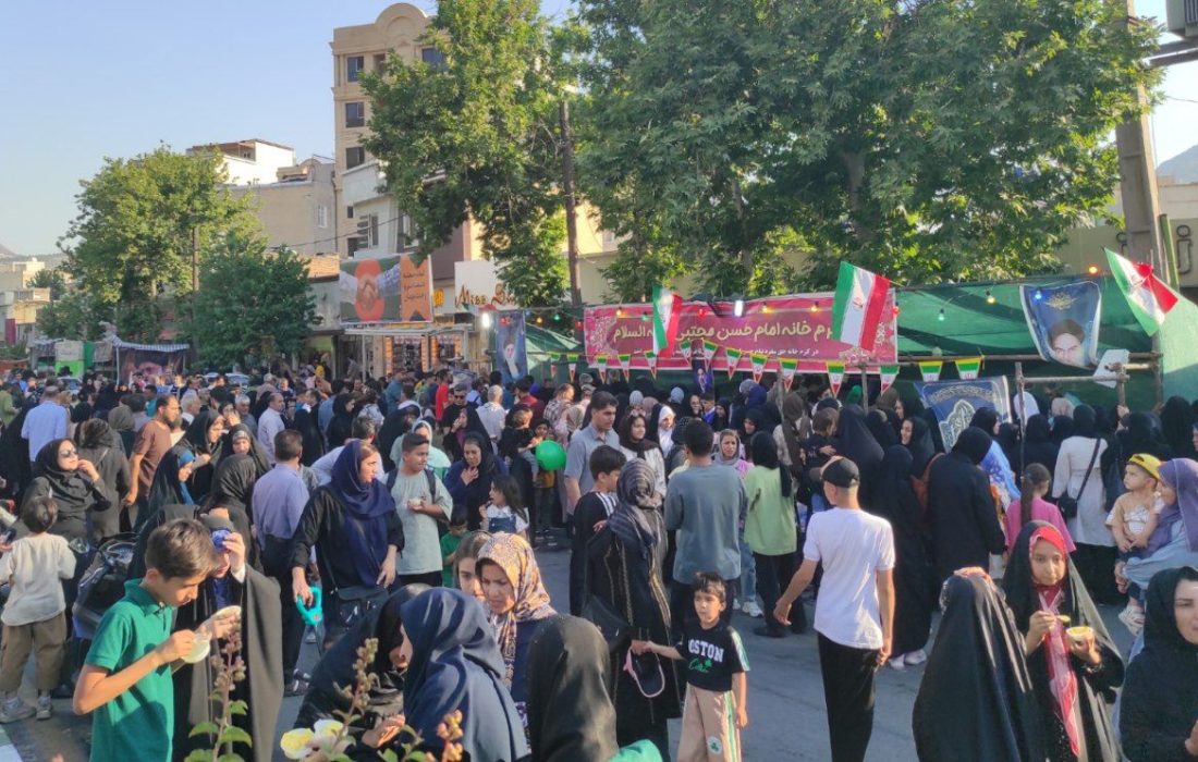 خیابان انقلاب خرمآباد میزبان عاشقان ولایت