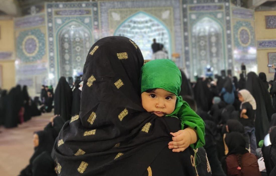 همنوایی مادران خرم آبادی با مادر حضرت علی اصغر(ع)