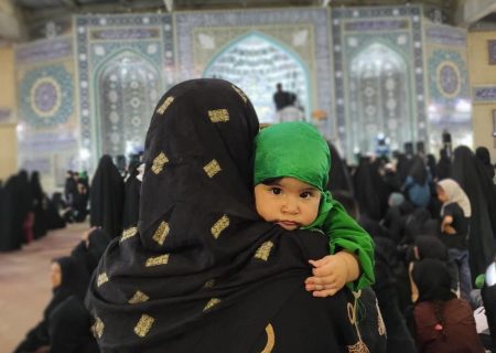 همنوایی مادران خرم آبادی با مادر حضرت علی اصغر(ع)