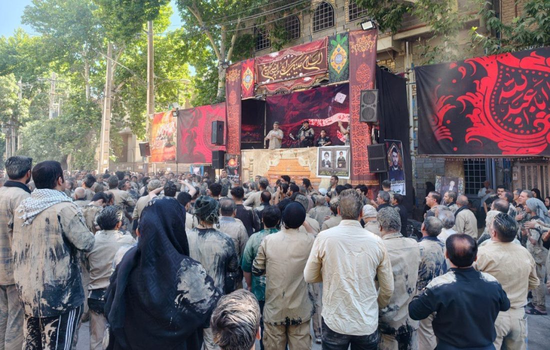 وقتی خرمآباد با گِل، کربلایی میشود