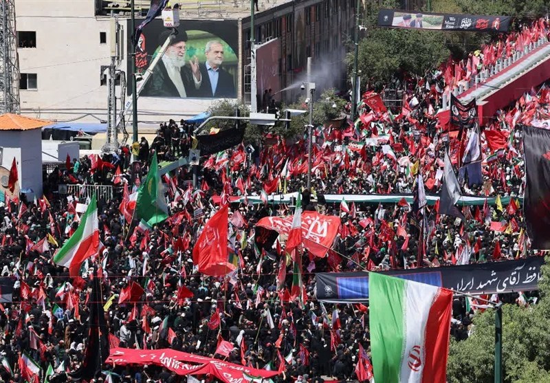 محل خاکسپاری رهبر شهید انقلاب در نزدیکی روضه منوره است