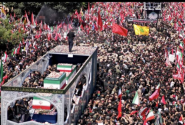 الجزیره: جمعیت عظیم در تهران به رهبرشان ادای احترام کردند