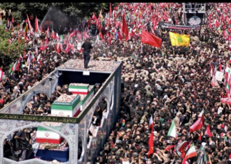 الجزیره: جمعیت عظیم در تهران به رهبرشان ادای احترام کردند