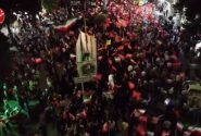 حماسه شب ۱۶۸ مردم خرم آباد به یاد شهدای میناب