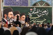 آئین چهلمین روز تشییع پیکر مطهر امام شهید در خرم‌آباد