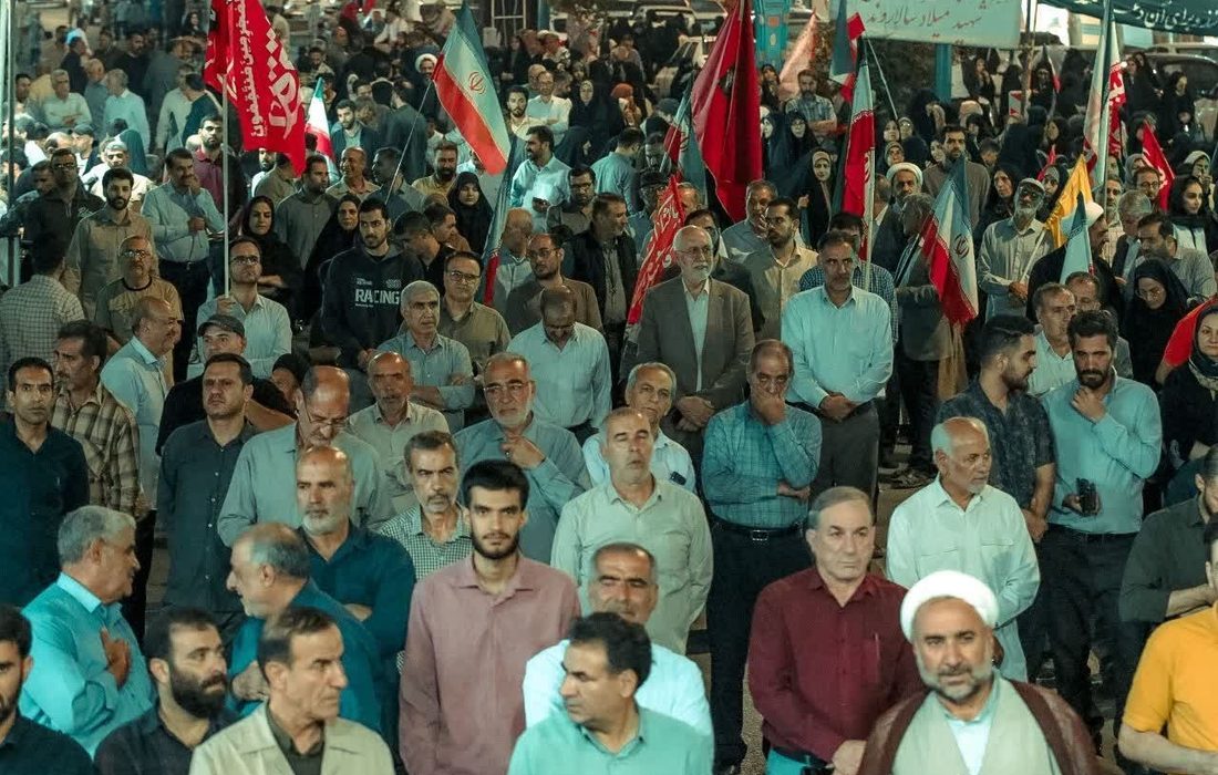 حماسه غیرت و وفاداری در خیابان انقلاب خرم‌آباد